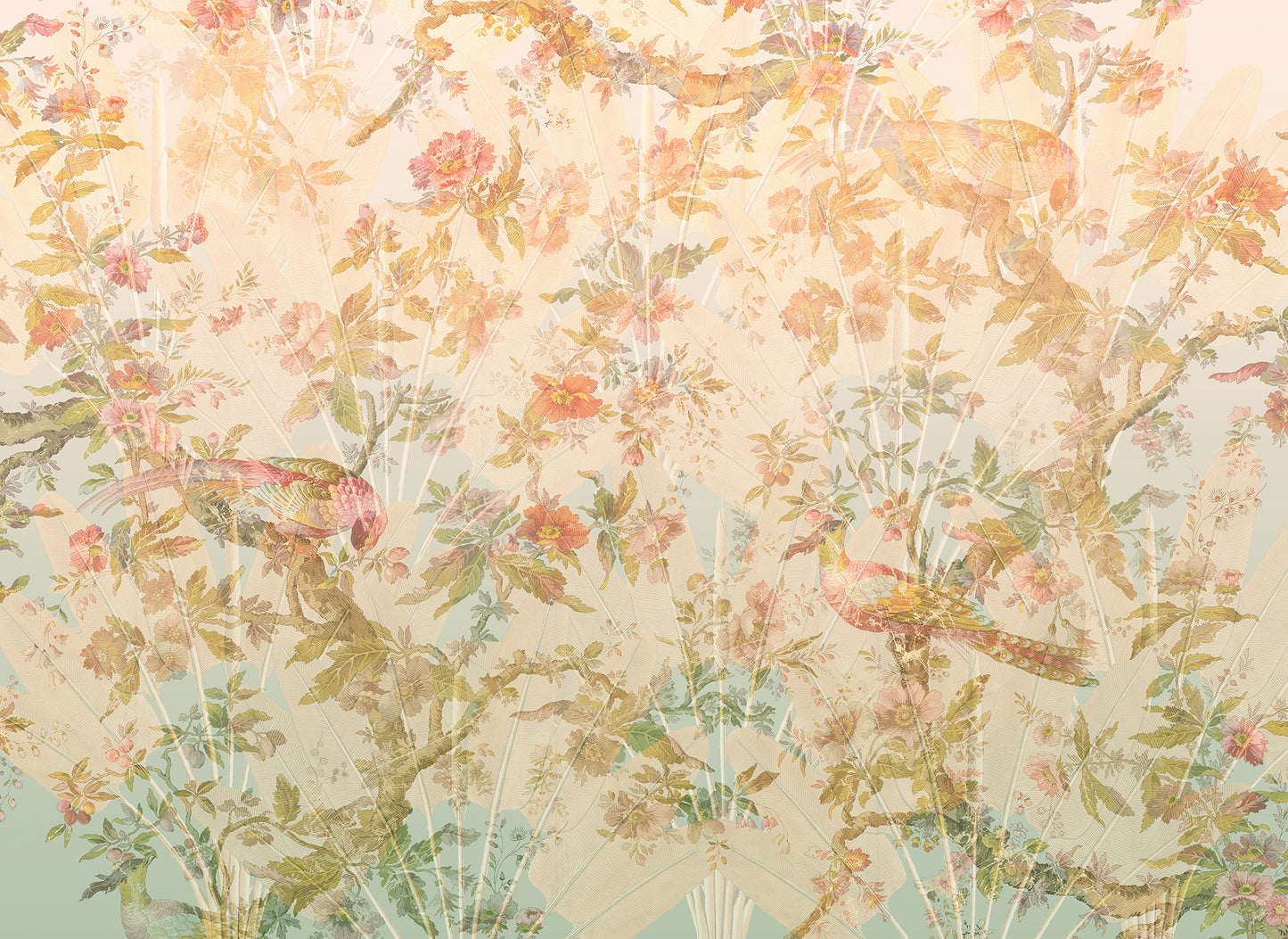 Oiseau De Paradis Wall Mural