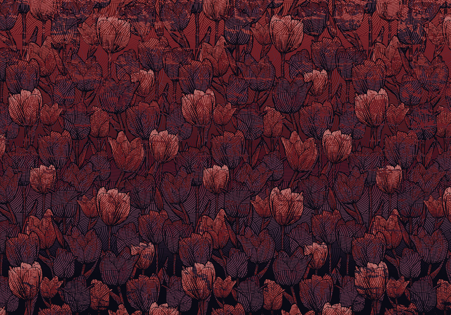 Tulipe Wall Mural