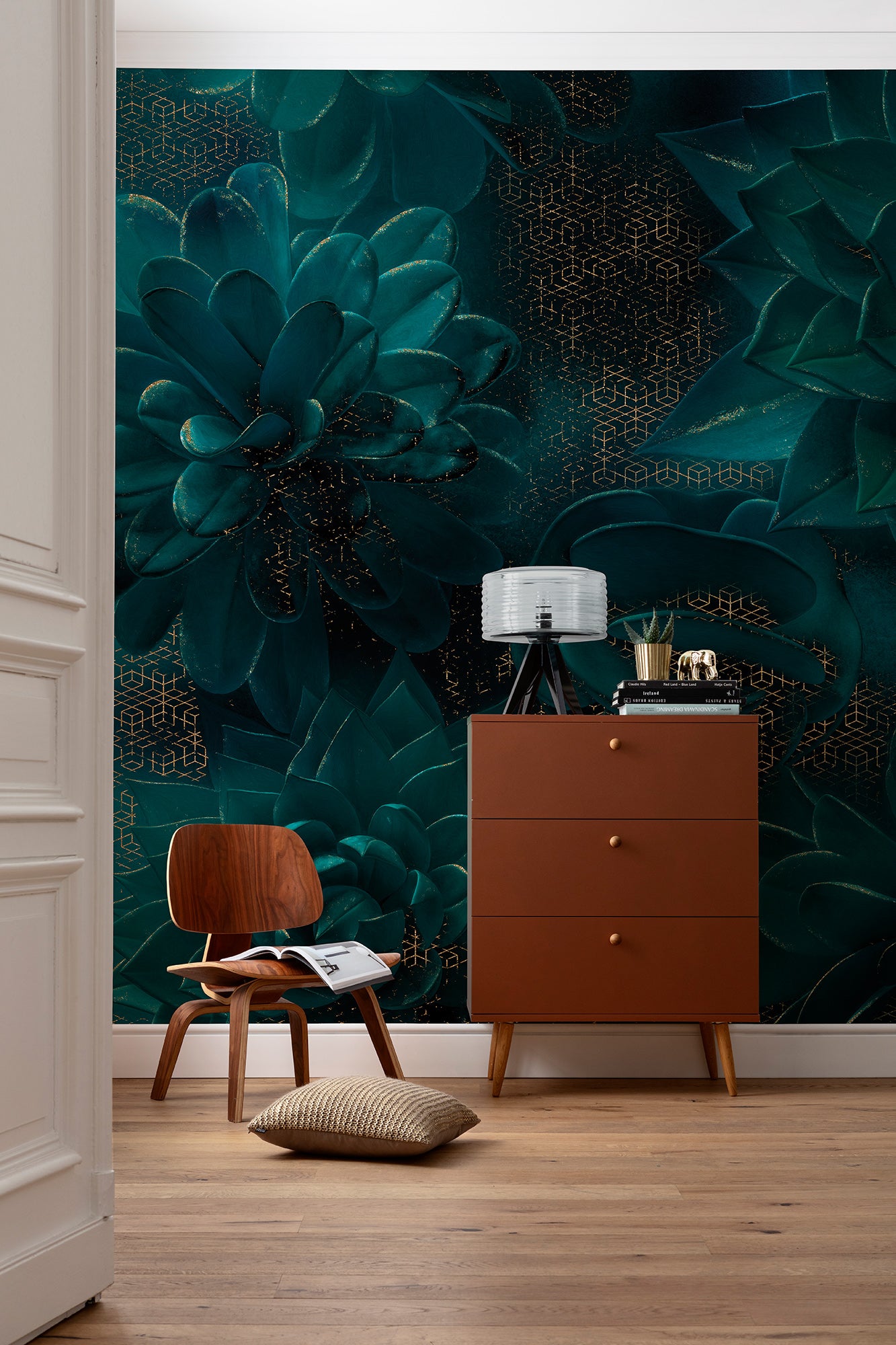 Ombres Succulents Wall Mural