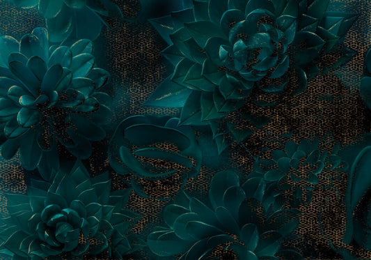 Ombres Succulents Wall Mural