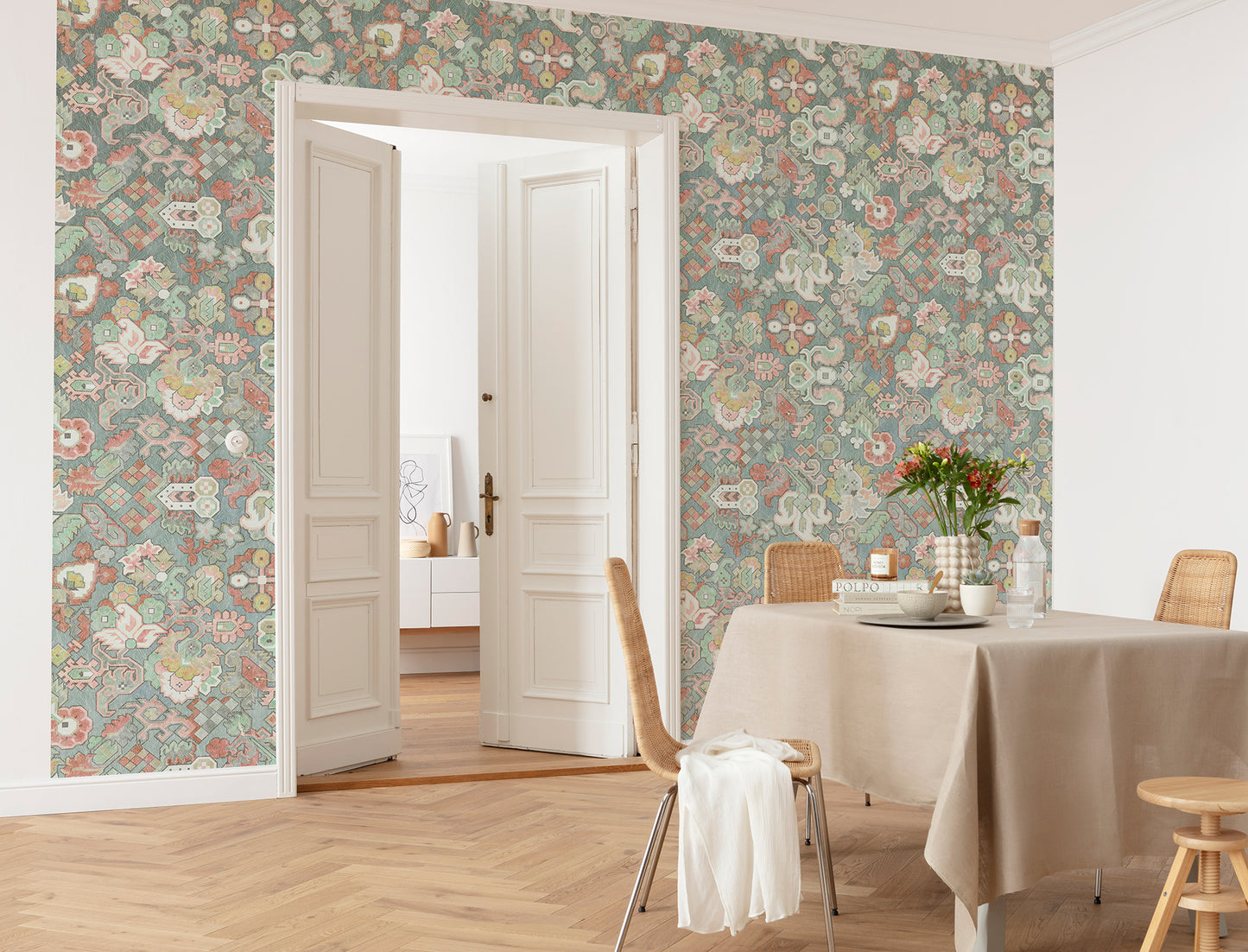 Fleurs D Ocean Wall Mural