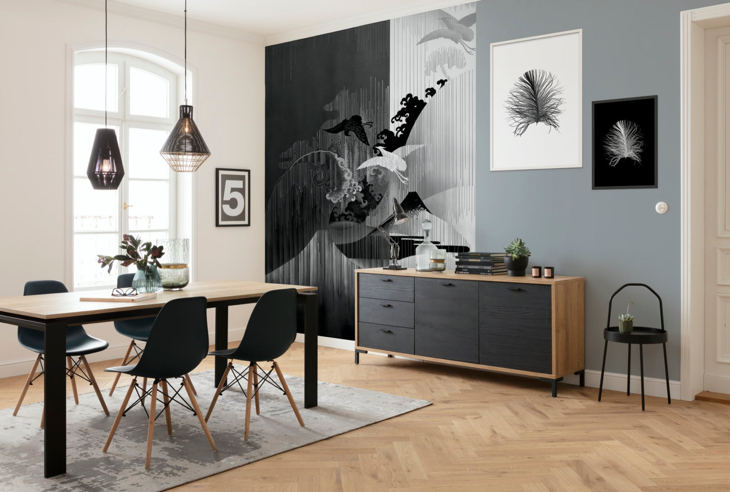Yin Yang Wall Mural