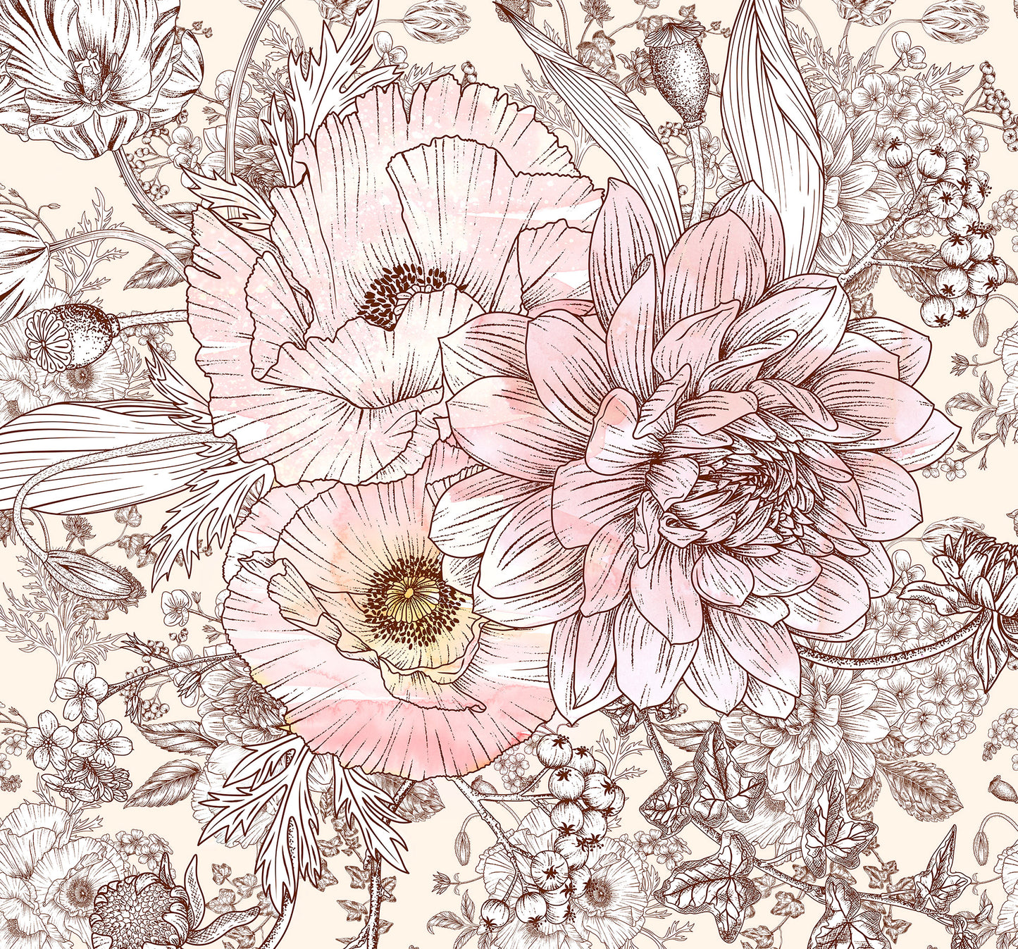 Allegra Wall Mural