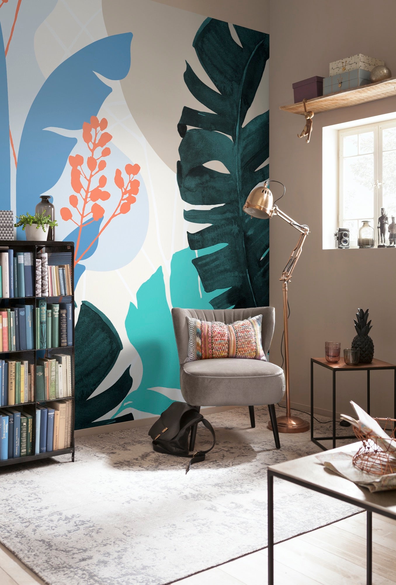 Tropical Shapes Wall Mural