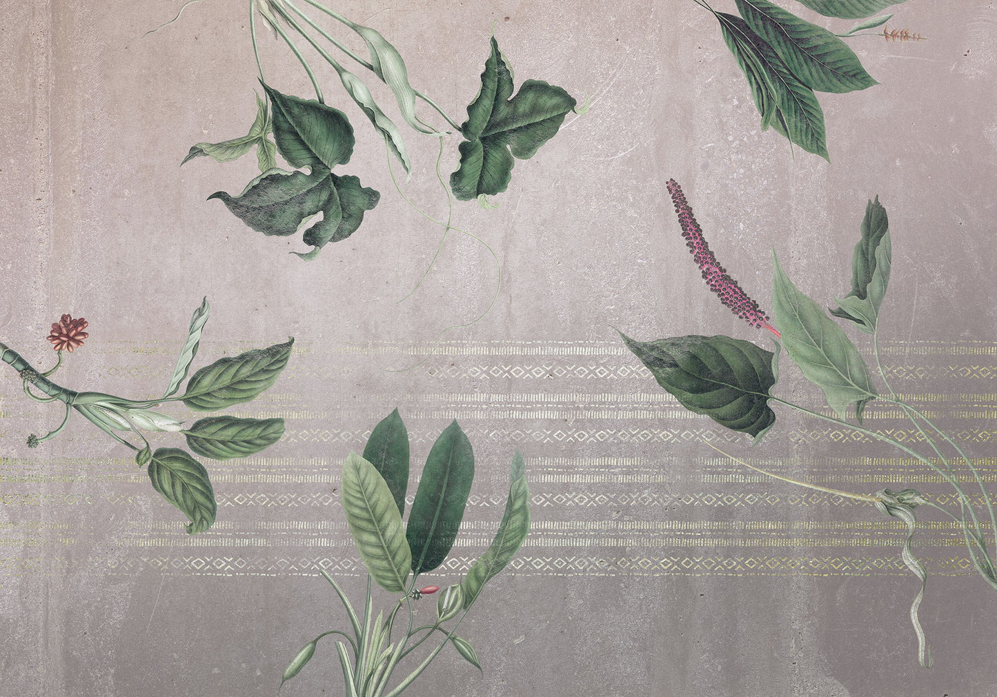 Tropic Concrete Wall Mural
