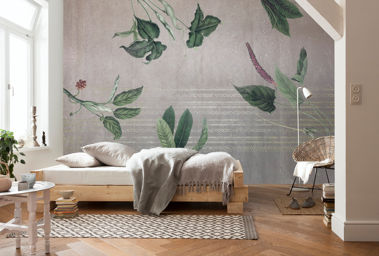 Tropic Concrete Wall Mural