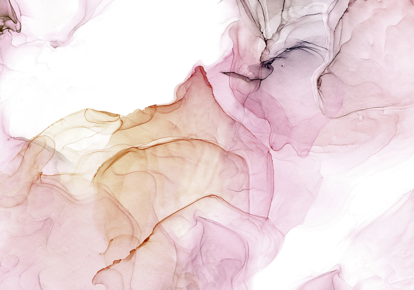 Shiny Fluid Wall Mural