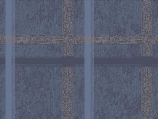 Modern Crossing Striped Wallpaper