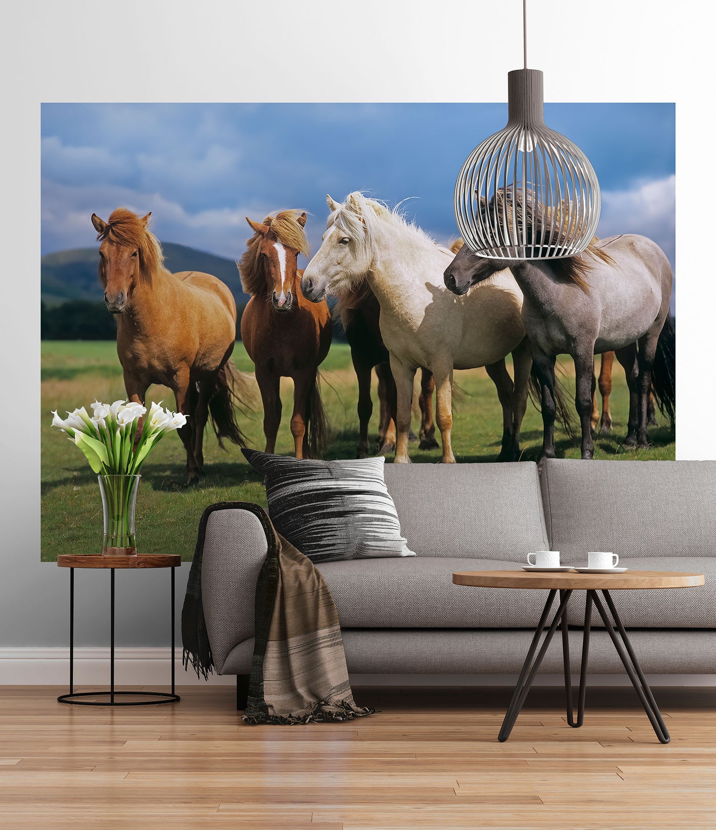 Horse Talk Wall Mural