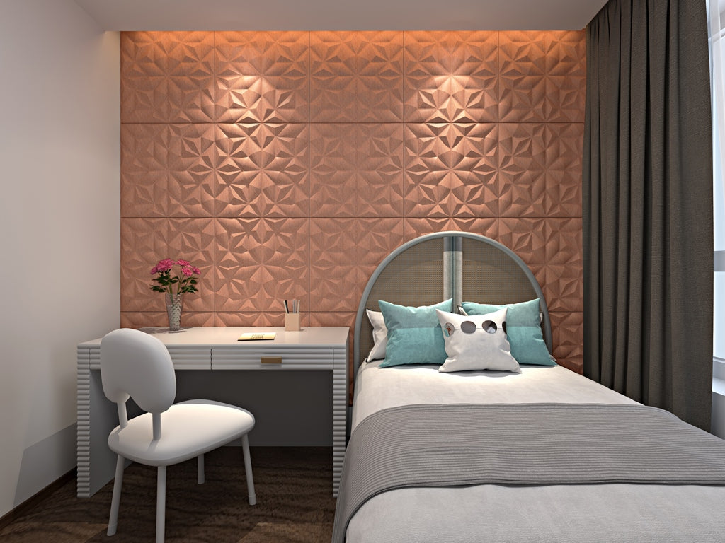 Star 3D Leather Panel