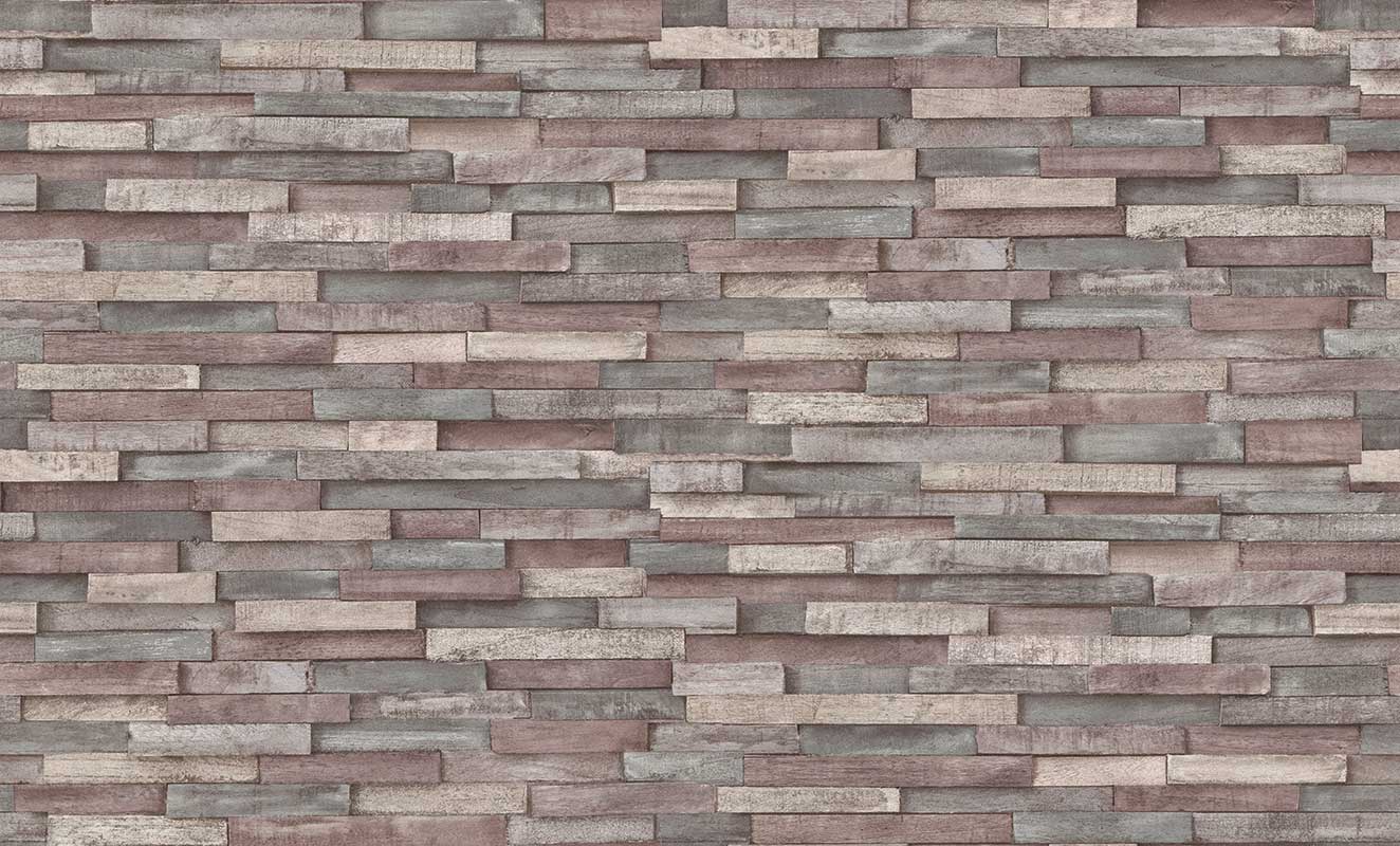 Imitation textured Wood Wallpaper