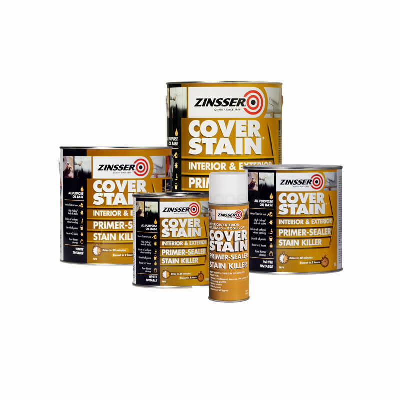 Zinsser Cover Stain Undercoat Primer-Sealer Stain Blocker 1L