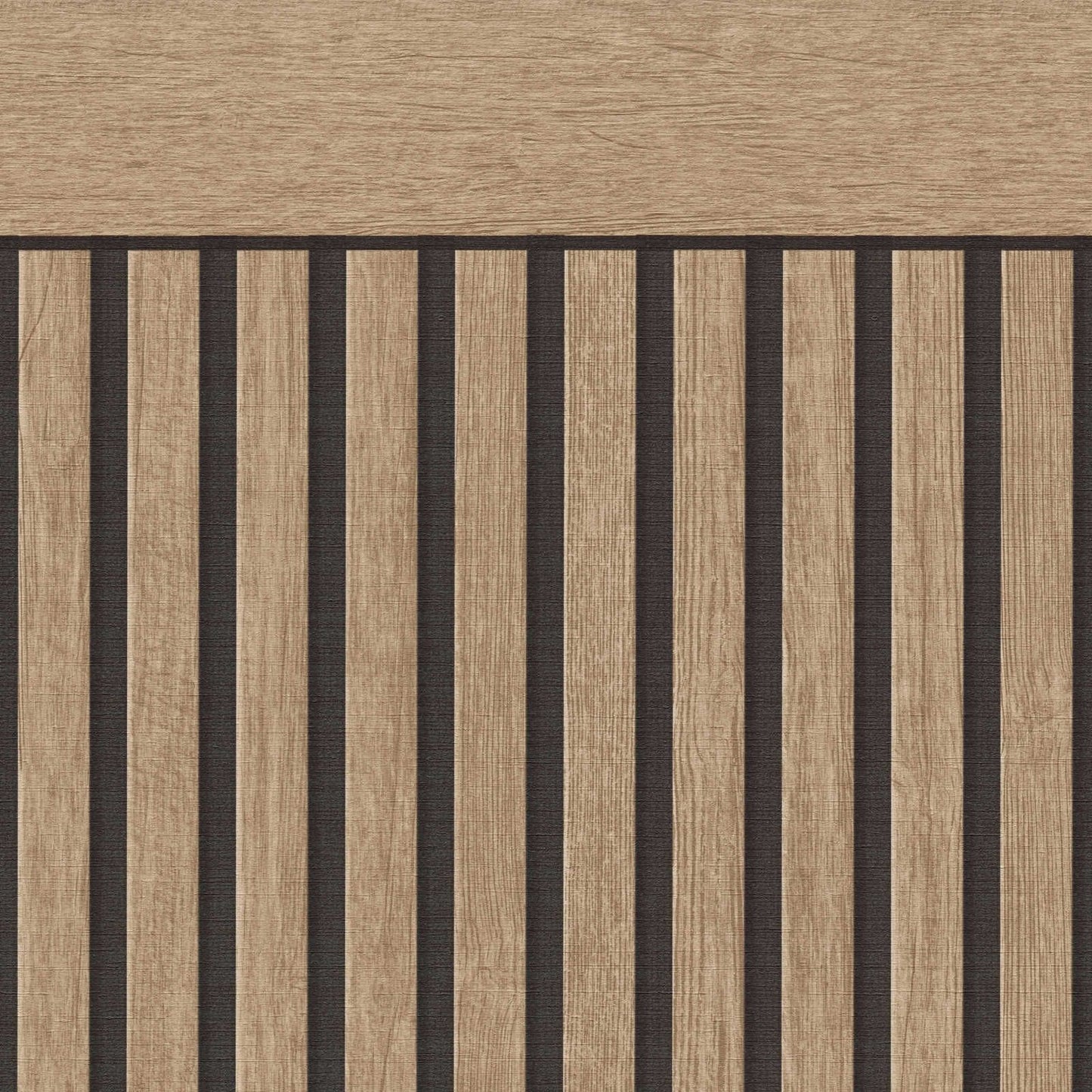 Simulated Wood Acoustic Wainscoting