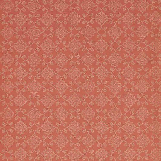 Floral Tracery - Deep Salmon