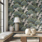 Sprig and Heron - Black