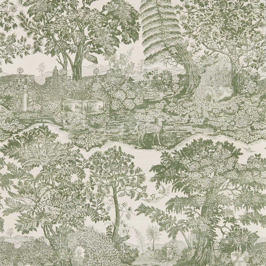 HIGHGROVE TOILE - Yew Green