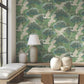 Sprig and Heron - Green