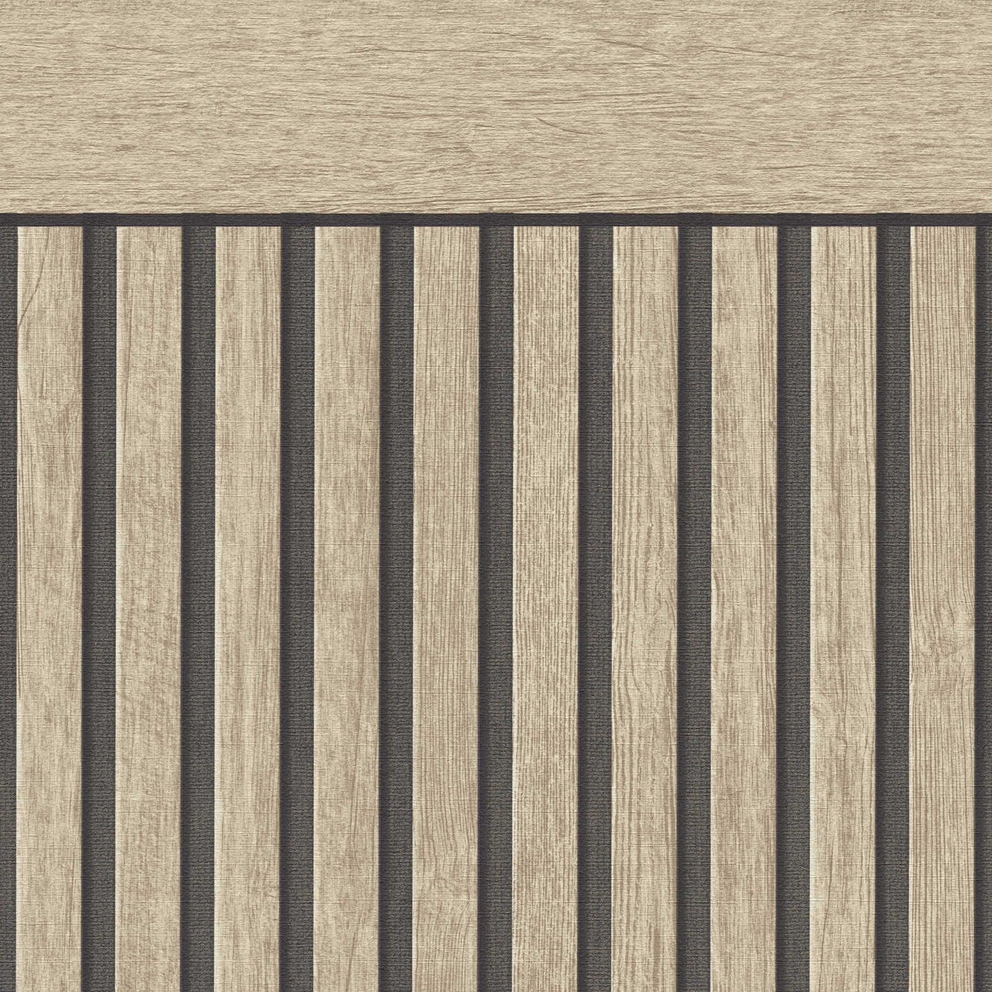 Simulated Wood Acoustic Wainscoting