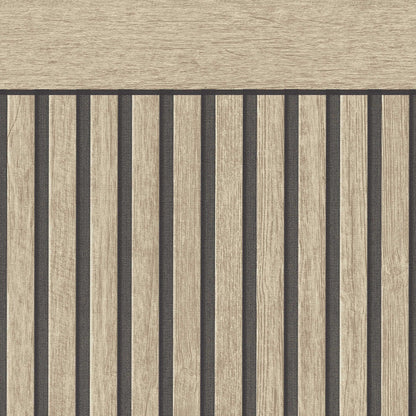 Simulated Wood Acoustic Wainscoting