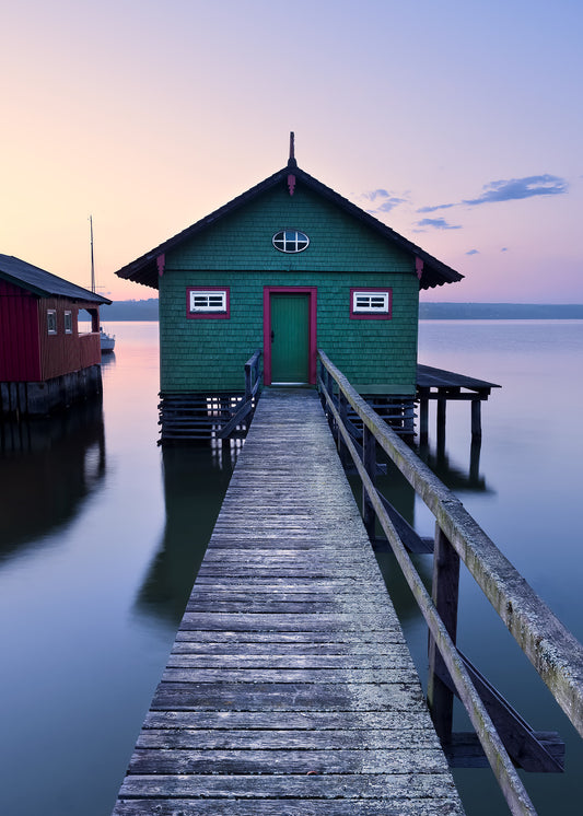 Das grüne Bootshaus