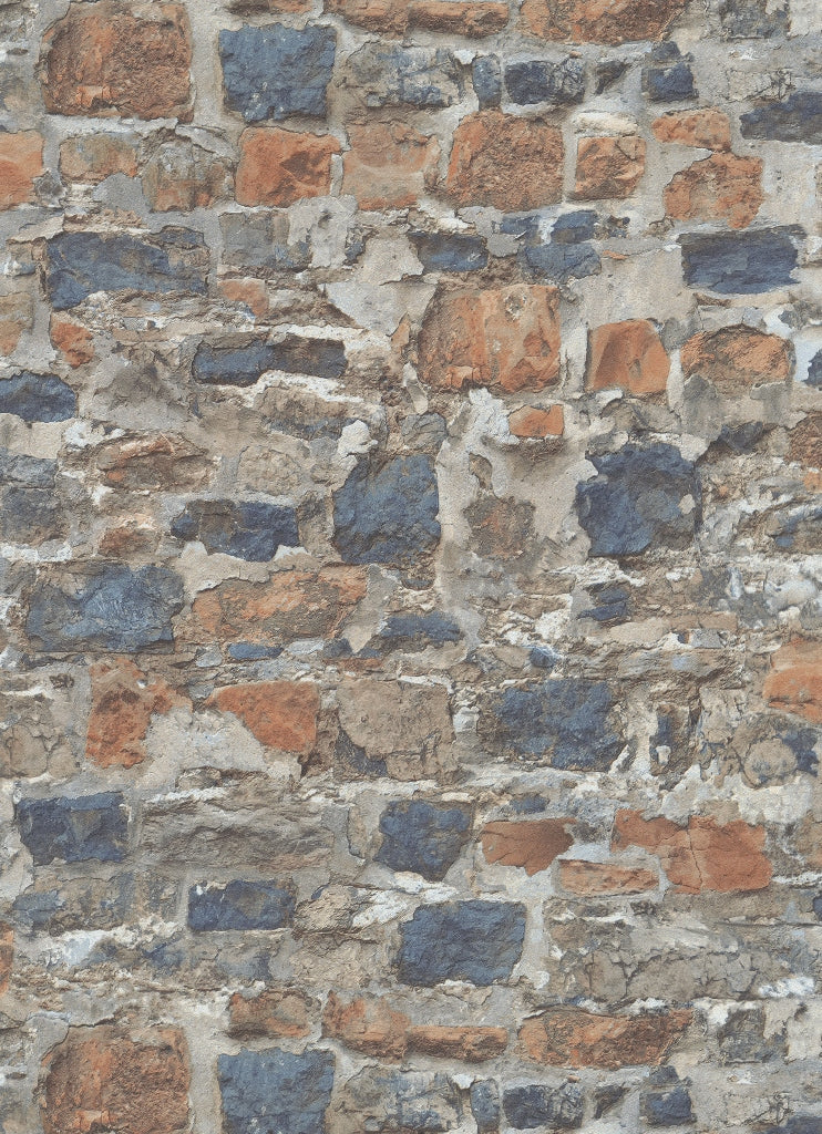 Distressed Stone Wall