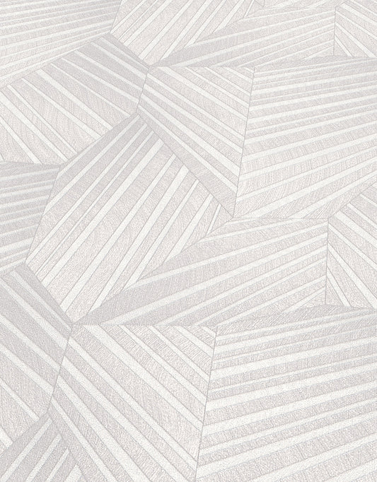 Modern Gemstone Geometric Textured Wallpaper