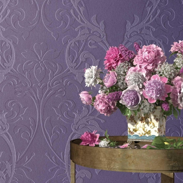 Paintable Floral Damask
