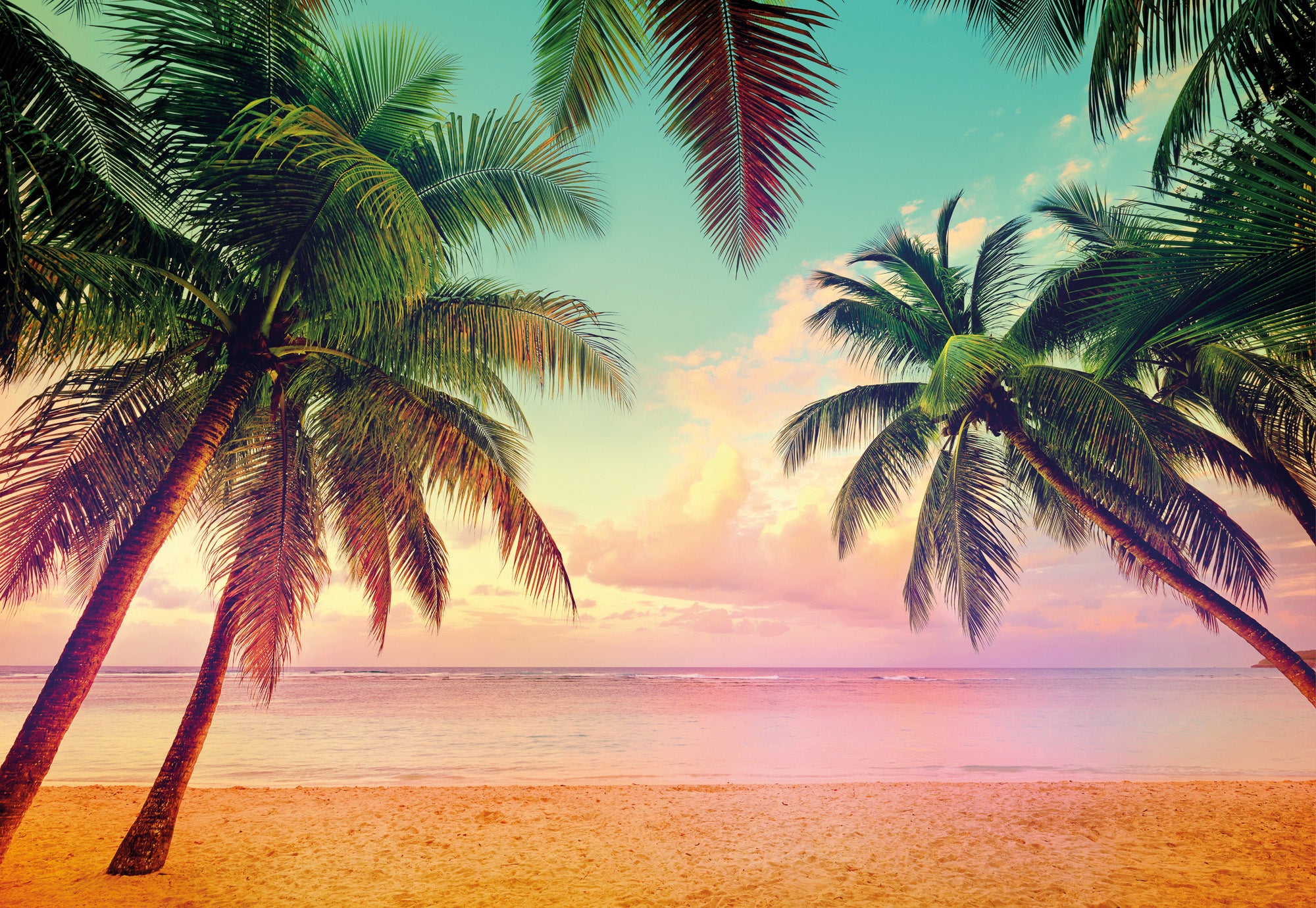 Wallpaper beach, sunset, florida, miami beach, miami images for desktop,  section пейзажи - download