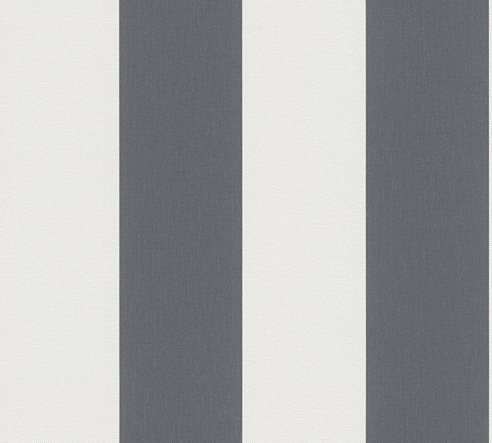 Grey & White Stripe