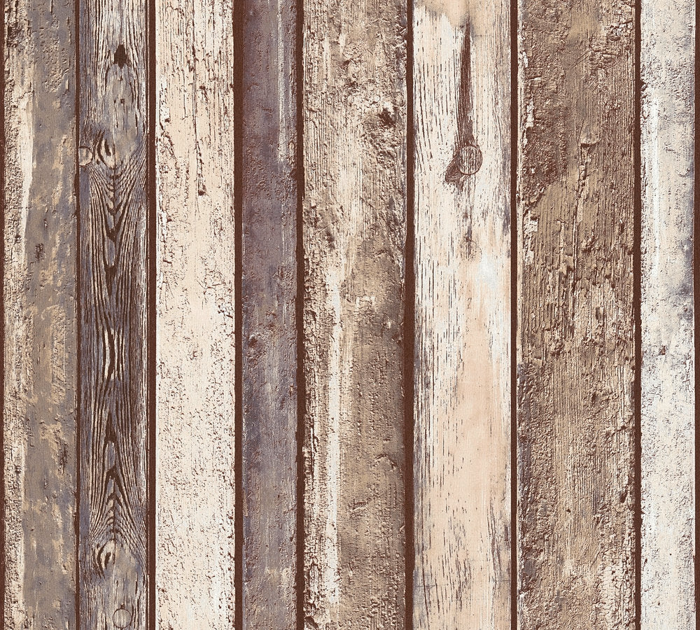 Distressed Wood Panelling