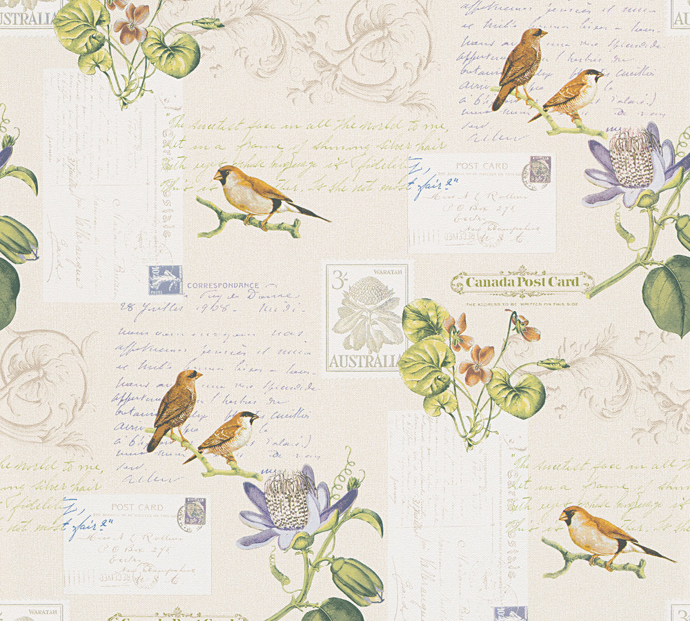 Old World Finches & Postcards