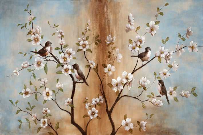 Birds and Floral Branches