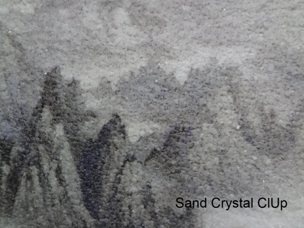 Sand Crystal wall Art up close Detail