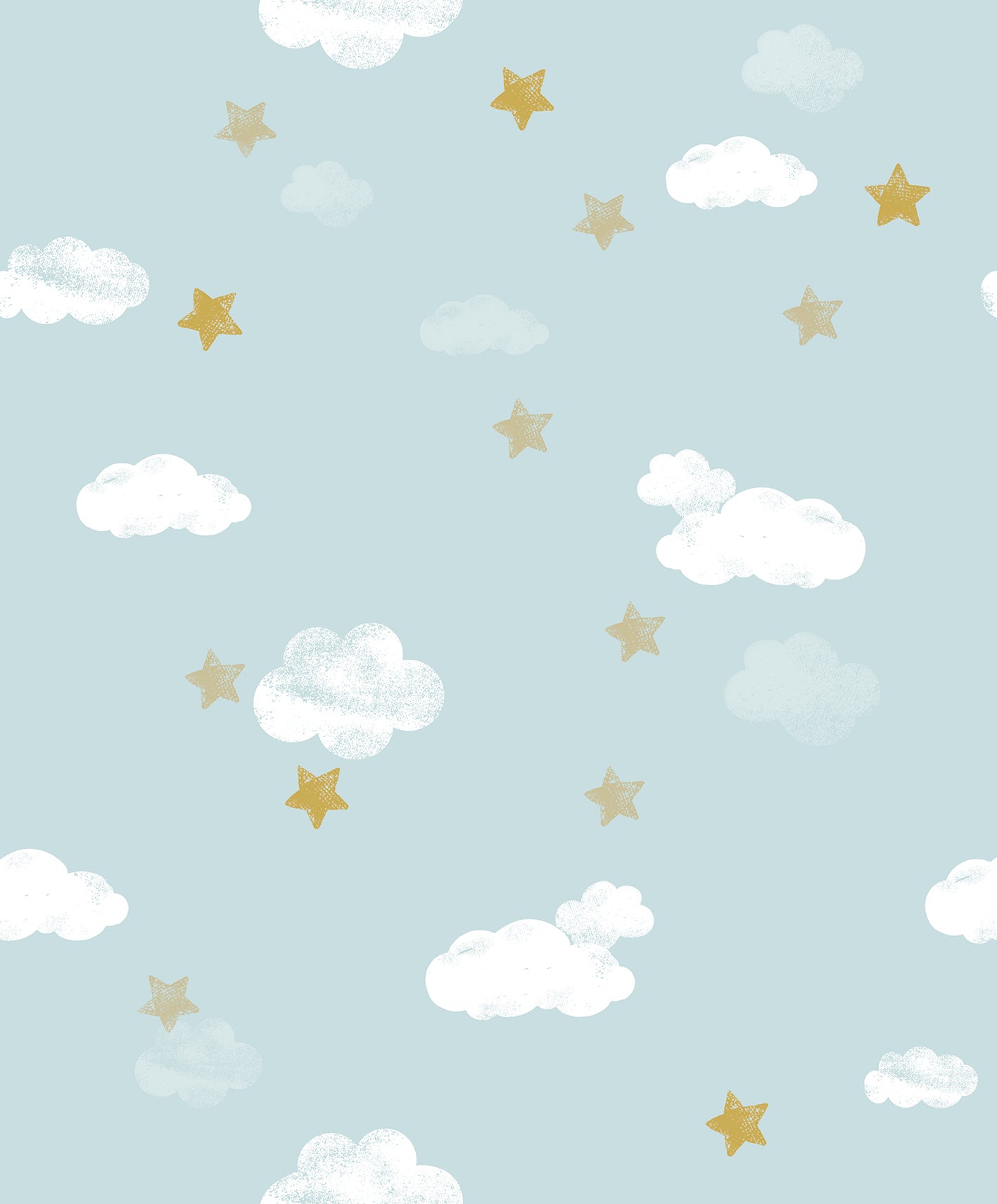 Stars & Clouds Dream Land Wallpaper
