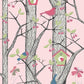 Birds in Trees Dream Land Wallpaper