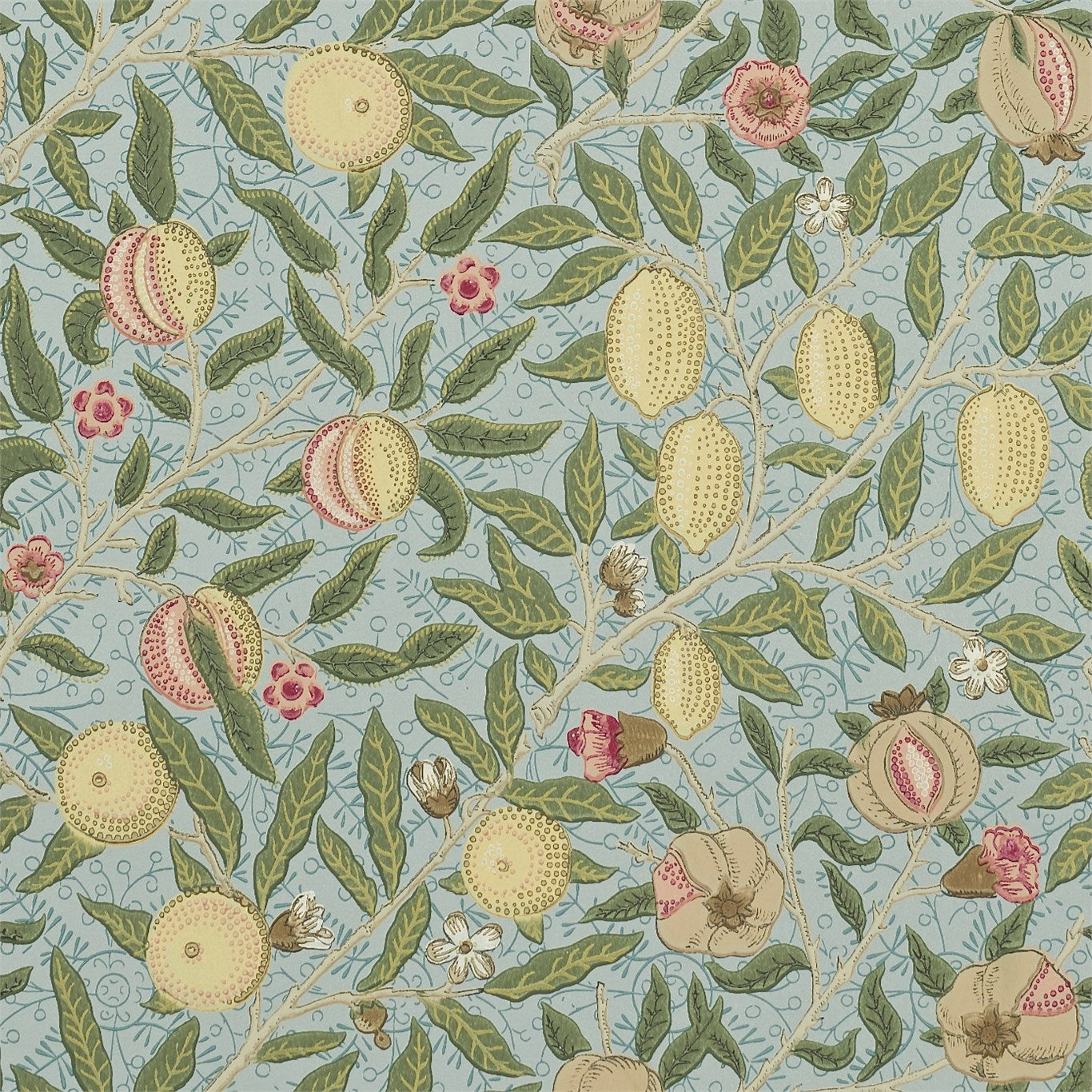 William Morris Apple Wallpaper Design. Remastered Vintage Art - Etsy