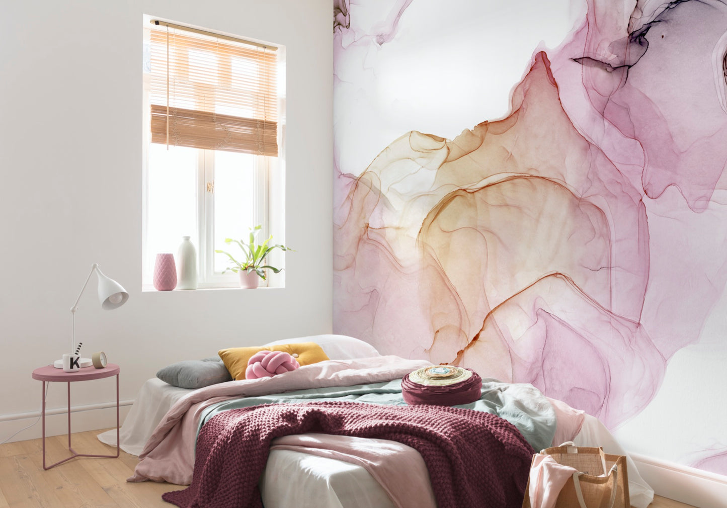 Shiny Fluid Wall Mural