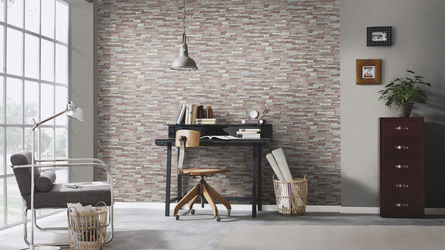 Imitation textured Wood Wallpaper