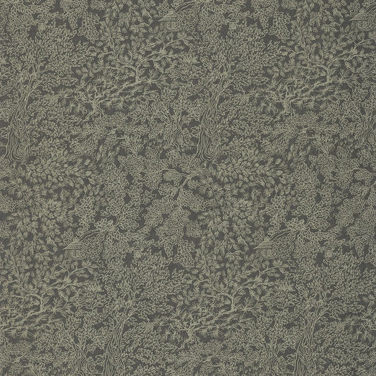 Chinoiserie Toile Metallic Wallpaper