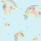 Unicorns & Rainbows Dream Land Wallpaper
