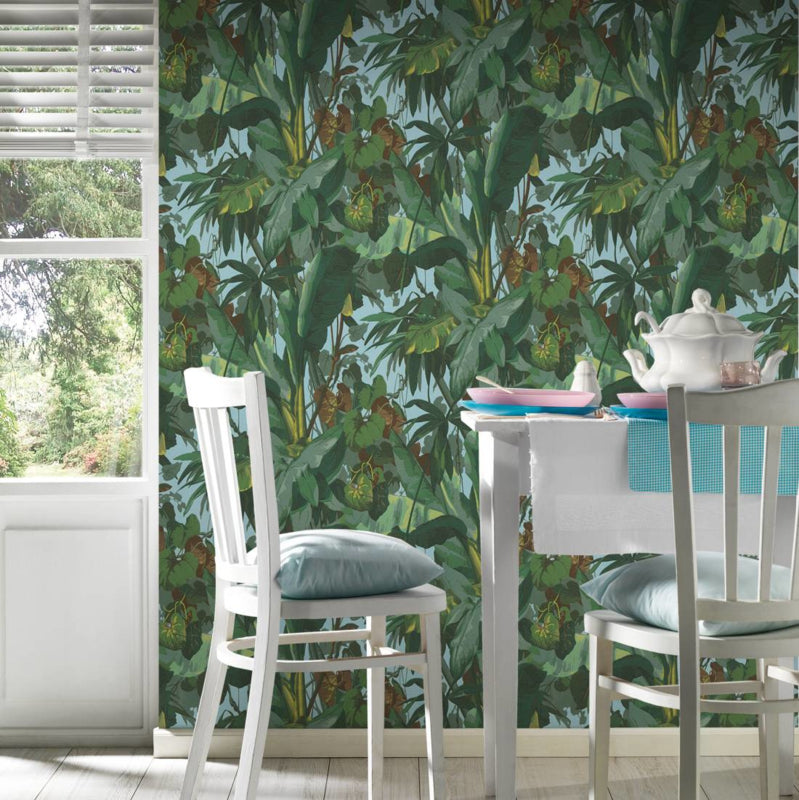 Embossed Tropical Leaves design wallpaper Australia – Wallpaper Brokers